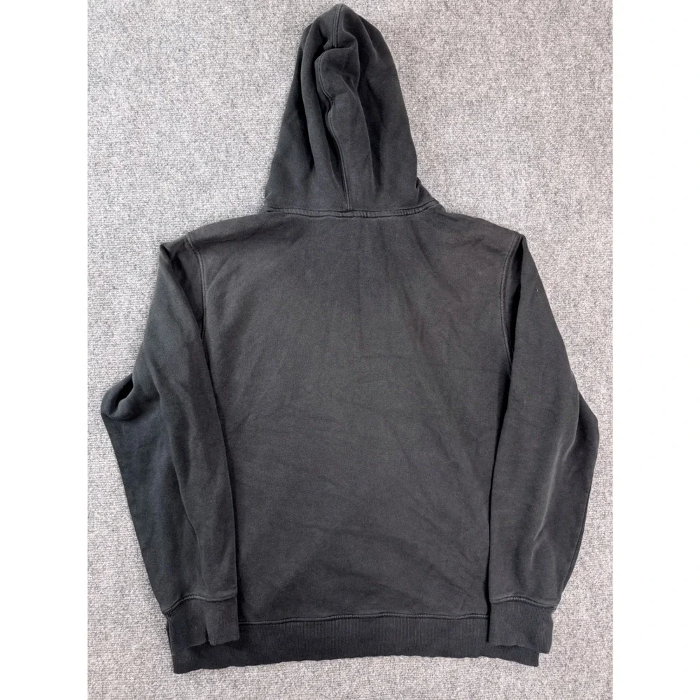 The North Face Mens Hoodie Large Black Pullover‎ Big Logo Fleece Sweatshirt L - Picture 7 of 7